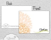 Printable Thank You Folded Cards. Flowers design Il_170x135