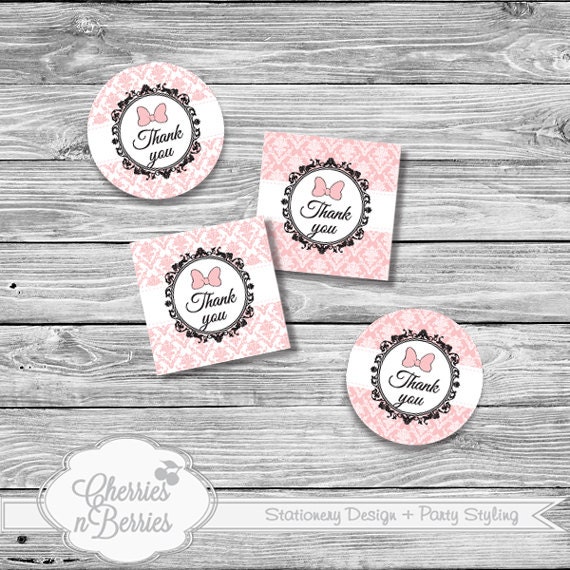 Vintage Minnie Mouse Printable Favor Tags Il_570xn
