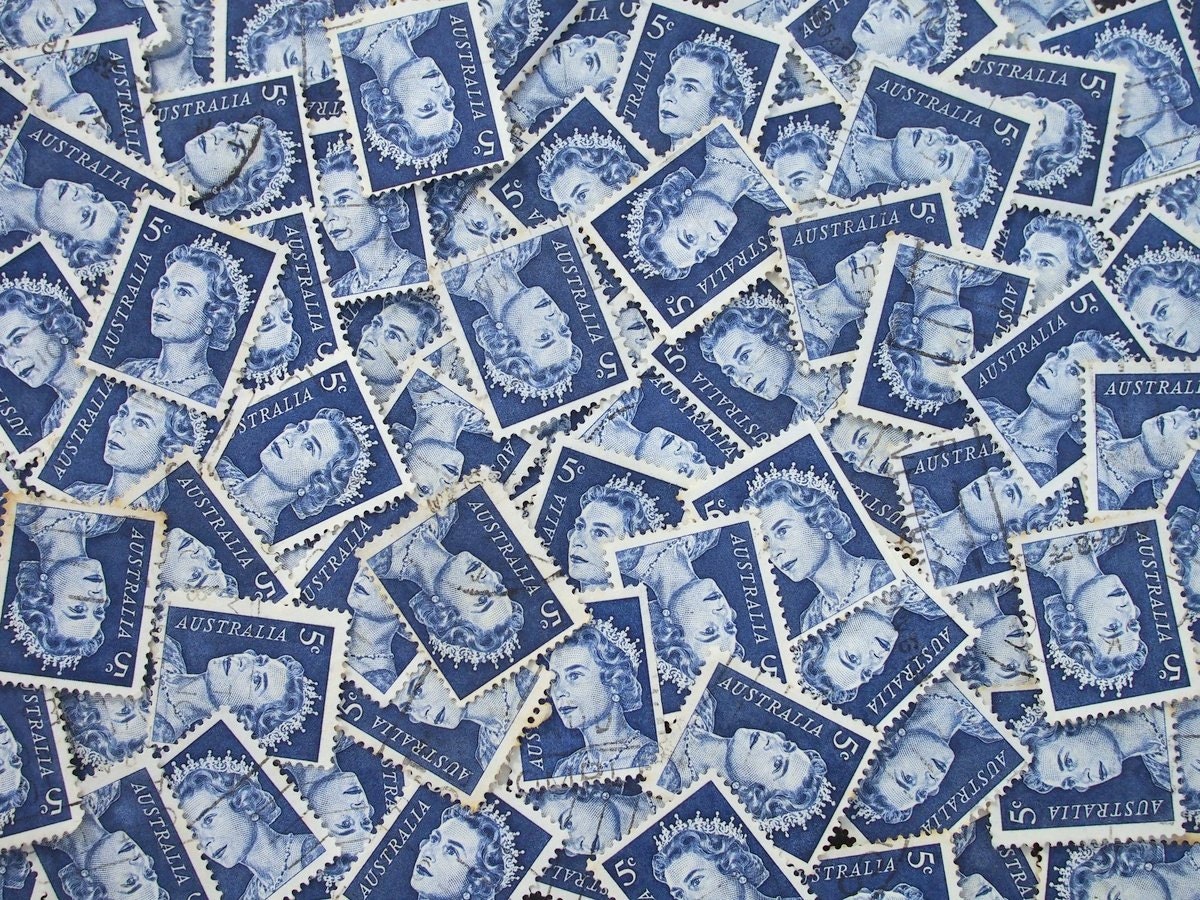 Australian HRM Queen Elizabeth II Stamps x 10