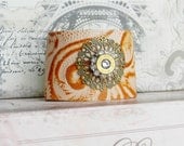 Leather Cuff Bracelet, Leather Bracelet, Wide Leather Bracelet, Outlaw Glam
