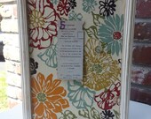 Wall Hanging Handmade Medium  Magnetic Board 11X16 - one of a kind series boards