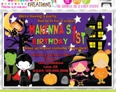218: DIY - Halloween Costume 2 Party Invitation Or Thank You Card