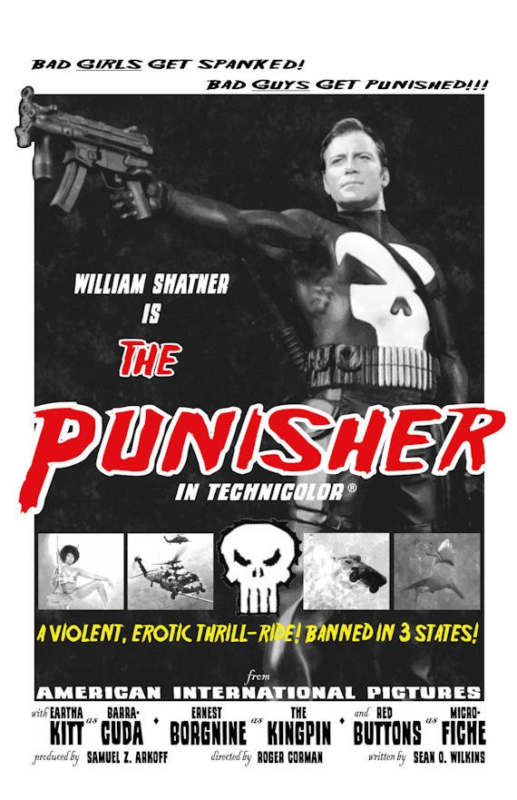 THE PUNISHER B&W Variant 11x17 movie poster
