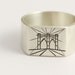 Wedding Band with the Brooklyn Bridge a Signet Ring