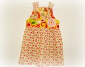 Yellow Halter Girls Knot Top Swing Top 5 Ready to ship