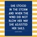 She Stood in the Storm - Quote by Elizabeth Edwards - Instant Download