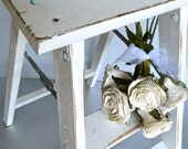 Vintage Ladder, Old White Ladder, Shabby, Paris, Cottage, Farmhouse, Rustic, French Country