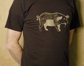 Bacon Tee: Men - hand pulled screenprint