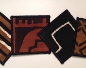 African Mud Cloth Coasters