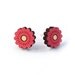 Pink Flower Earrings