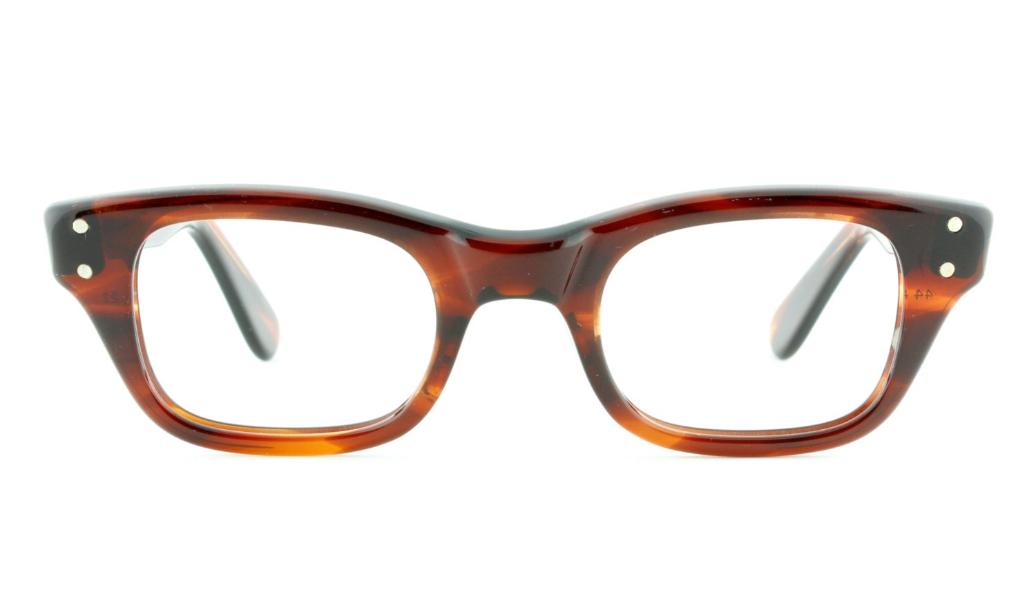 Vintage deadstock 60's tortoiseshell Imperial Boeing style eyeglasses frames usa - FREE DOMESTIC SHIPPING