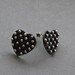 Sterling Silver Heart Earrings J5