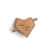 Dude, I Love You Wooden Pin - Laser Cut Playful, Fun Wooden Heart & Arrow Pin