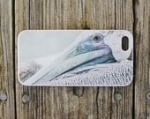 Nautical iPhone 5 Case, Pelican Bird, Teal iPhone Cover, Bird iPhone Case, Beach iPhone Photography