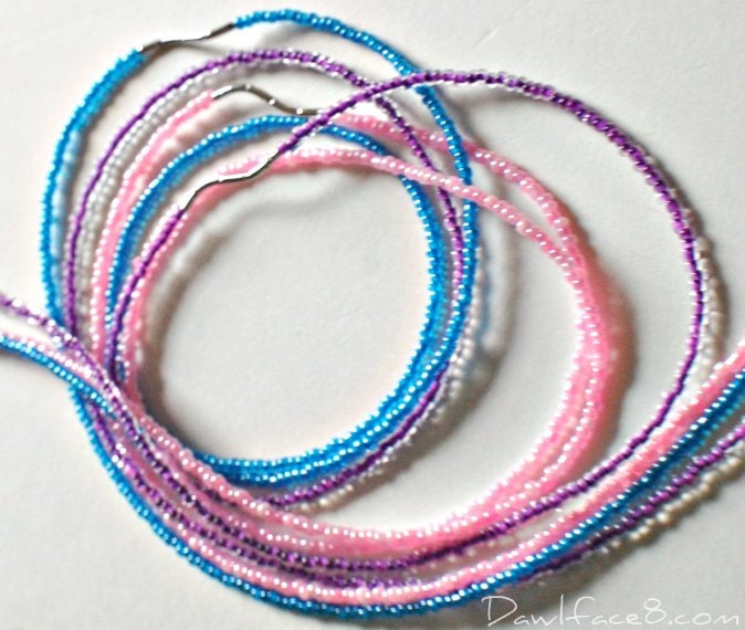 The Bubbly Collection - Custom Sized Belly Beads in 3 Yummy Colors