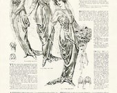 EASTER BRIDE Digital Scan Vintage Antique Printable Magazine Image for Cardmaking Scrapbooking Altered Art Mixed Media