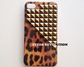 Studded cross leopard iPhone4 iphone 4s available for iphone5 by studs revolution
