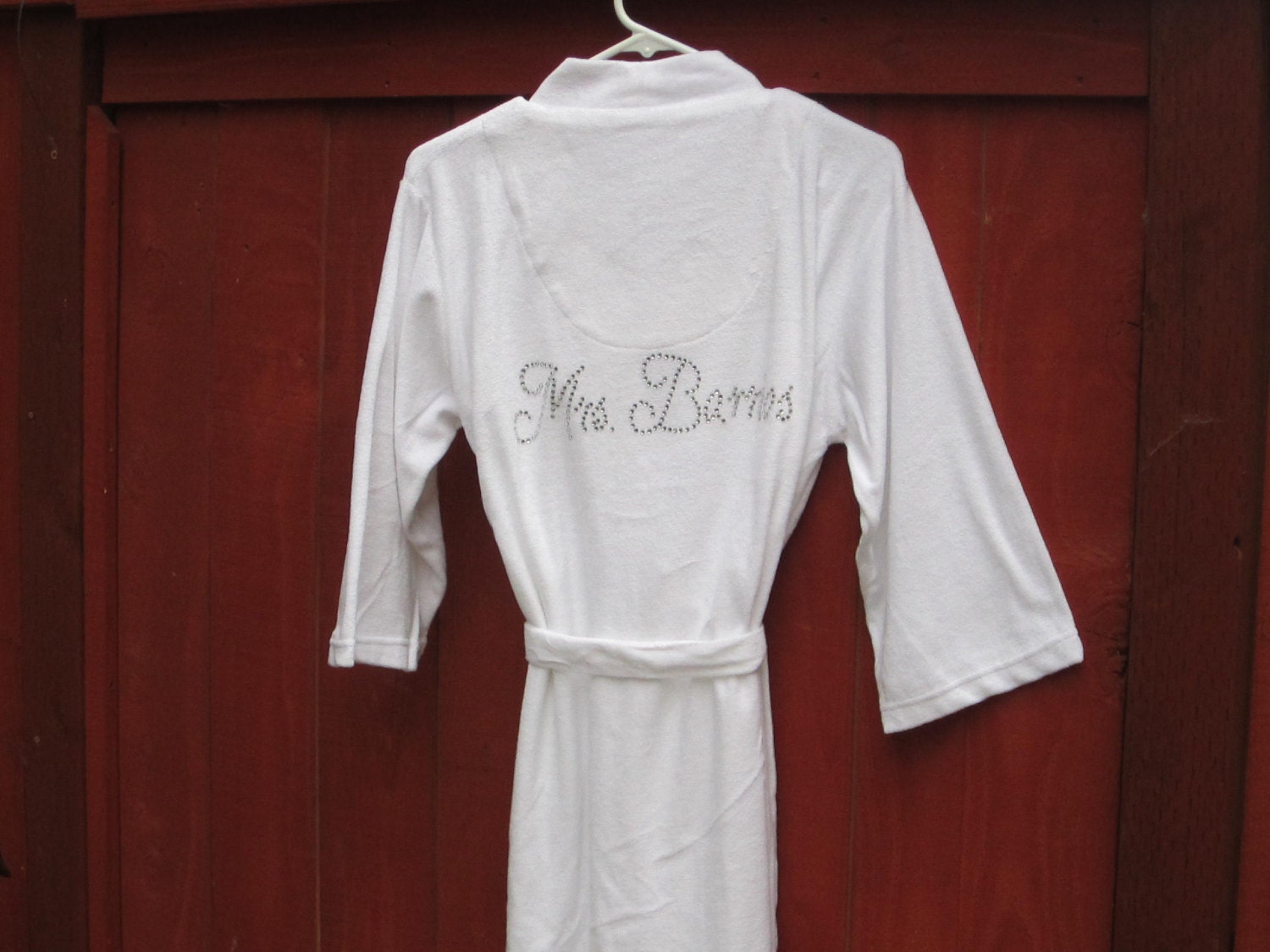 RHINESTONE Personalized Bridal Shower Gift, Bridal Party Gifts, Custom Mother of the Bride, Custom made Wedding gift, Bridesmaid Robes