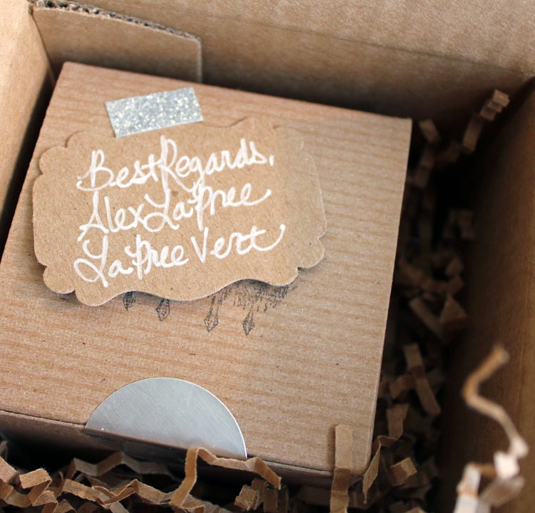 handwritten note // air plant