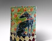 Large Slip Decorated Ceramic Picture Tile
