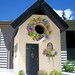 Country Bird Cottage In Black & Cream