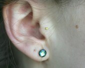 Four Earrings: 1.5mm-4.5mm, Seven Sizes - Mix and Match, for Cartilage, Tragus, Helix, etc.