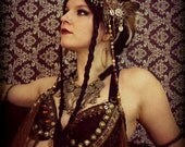 Custom Horse Hair Tassels- Tribal Fusion, Tribal Belly Dance Costume Accessory