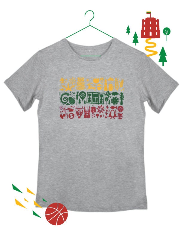 Lithuanian Flag Tshirt - Lithuanian souvenir - gift idea for Men / Man