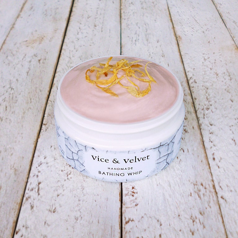 Siren Bathing Whip (VELVET) Ylang Ylang, Rose Geranium, Litsea, Orange & Patchouli -Whipped Soap-