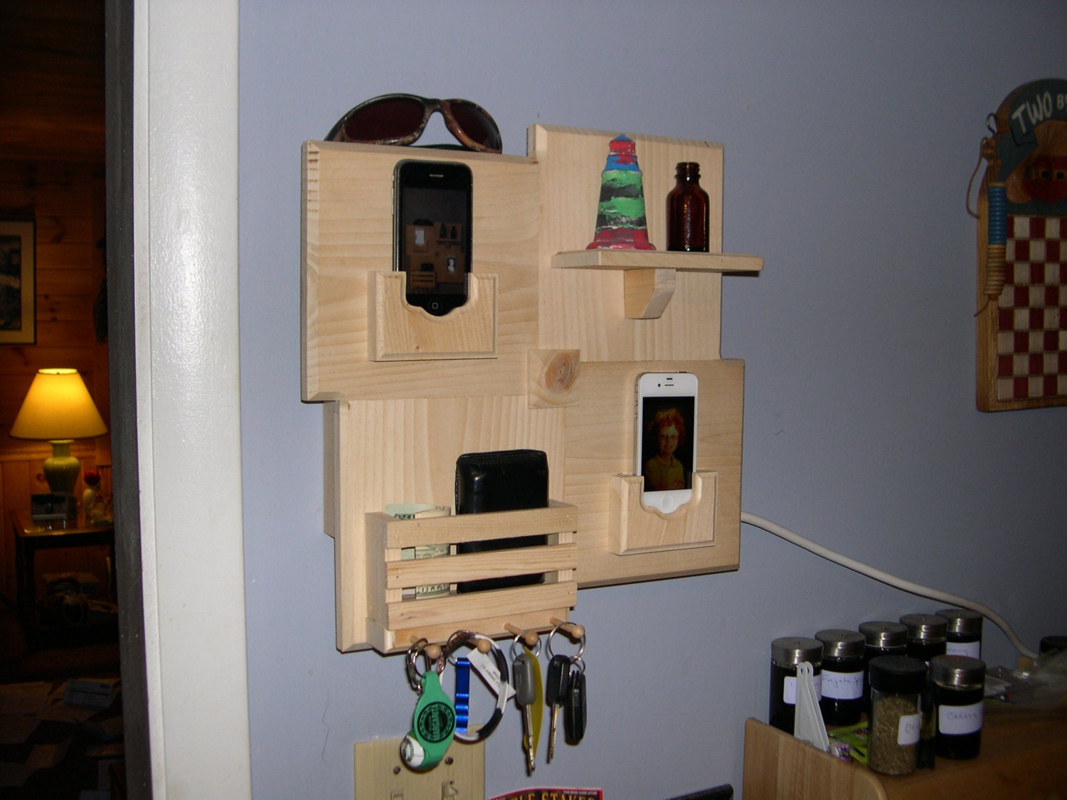ORGANiZER - iPhone Dock, Necessity Keeper, Favorite Knick-nack Display