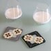 Freeshippingfrance CUSTOMIZABLE Coasters grey black x 2 replace the pink by the color you like handmade thousand of ironed beads