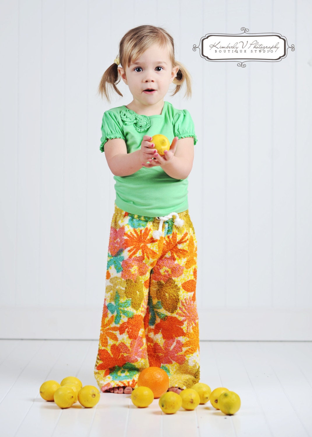 Vintage Terrycloth Beach Pants for Children