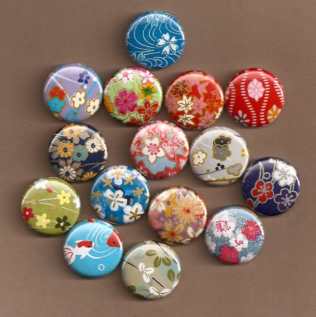 One Inch Magnets - Assortment of 15 - Compatible with Magnetic Jewelry