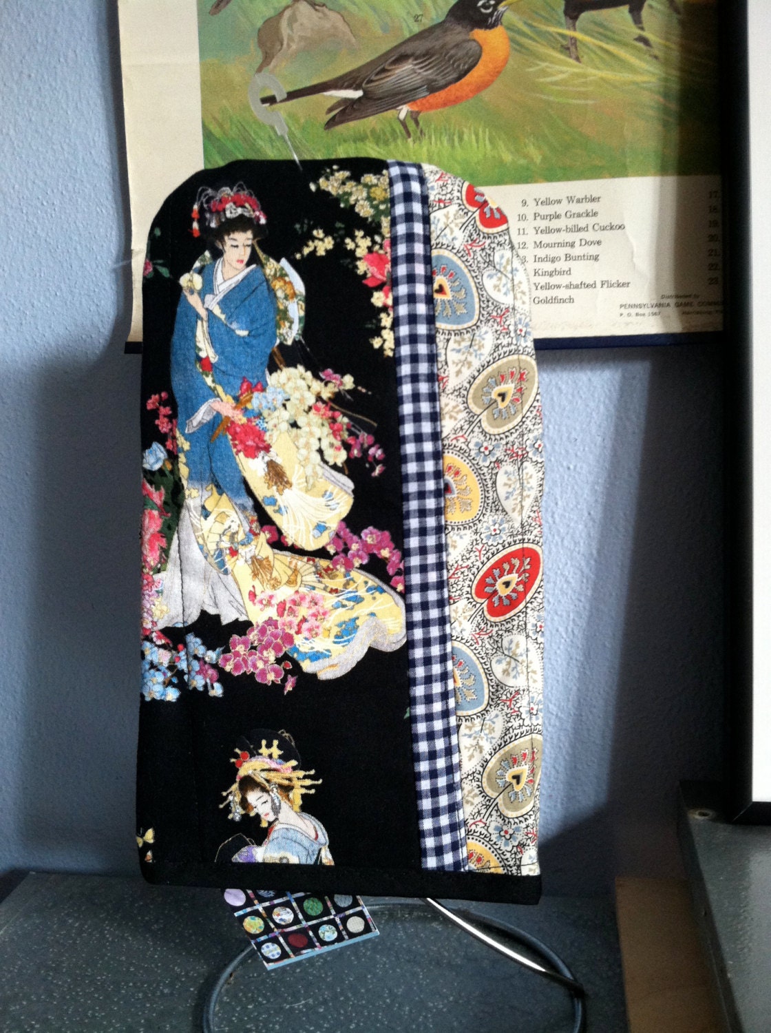 Geisha and Fans  Oven Mitt