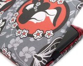 Kindle Fire HD 7" cover - Geisha Cameo kindle eReader case - hardcover - women's gadget accessory