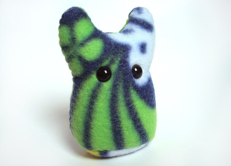 Small Plush Monster -- Surf's Up Something -- Weird Stuffed Animal