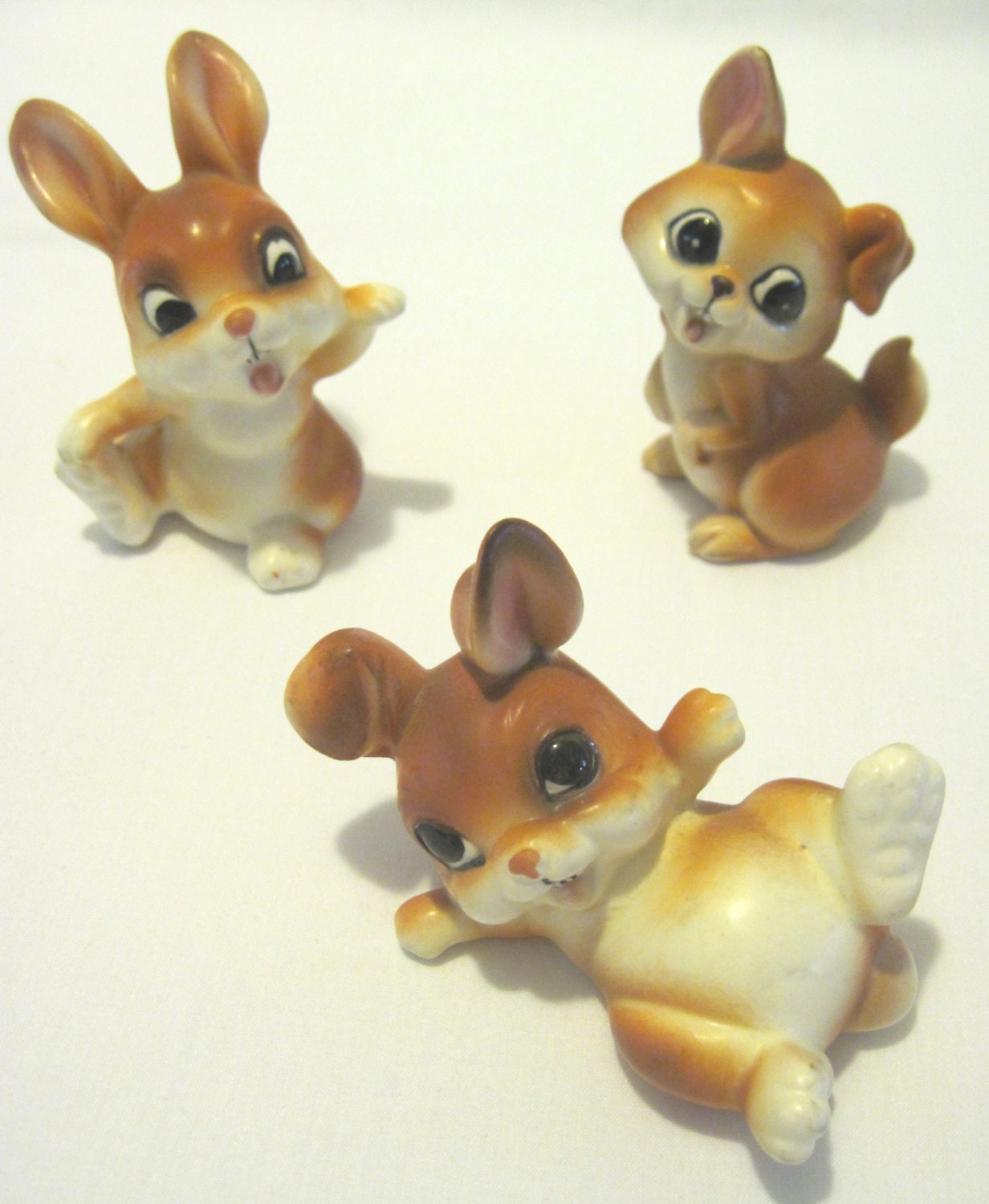 Norcrest Made in Japan Whimsical Bunnies