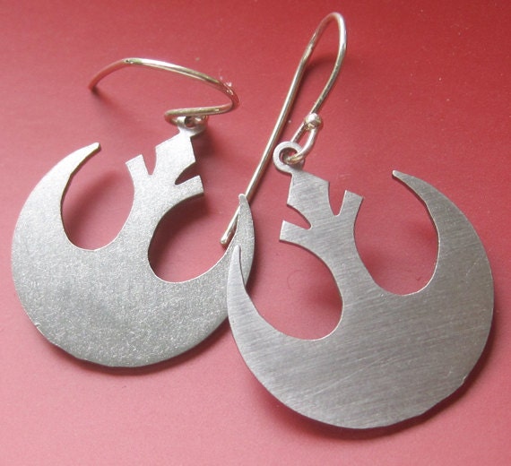 Star Wars Rebel Insignia Laser Cut Earrings