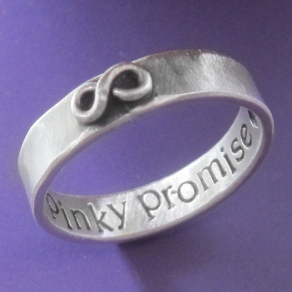 Custom Stamped Infinity Ring