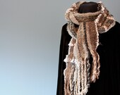 Stone Everyday Scarf with touches of beige