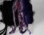 Glow Everyday Scarf in black and purple