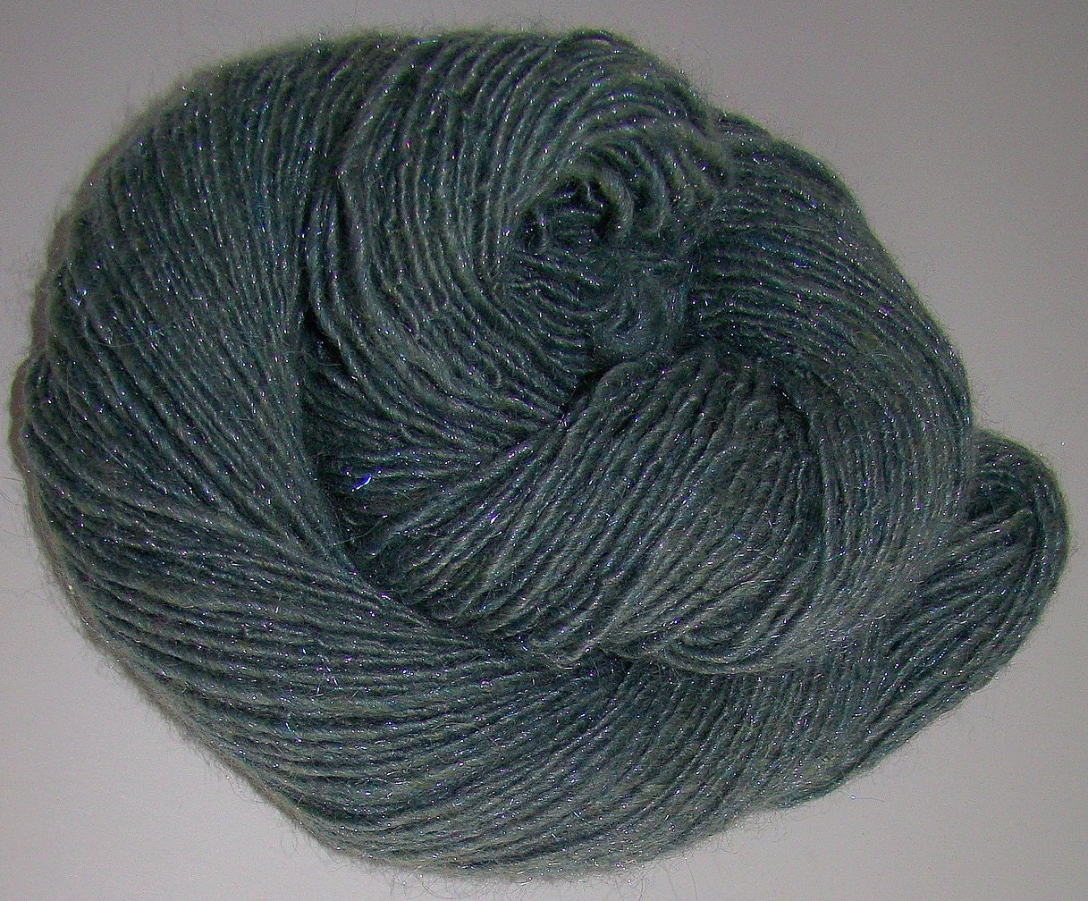 Dusty Moss - 60/40 Merino/Alpaca Handspun Yarn 150yds
