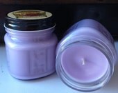 Lavender 8 Ounce Soy Blend Mason Jar Candle AuntieDis