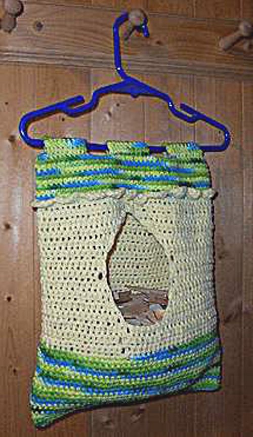 Crochet Pattern, Clothespin Bag
