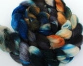 Enchantress -- dyed BFL silk top / roving (4 oz.)