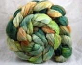 Tahoe - 6.5oz Hand Painted Merino/Alpaca/Silk Mega Roving - FREE SHIPPING