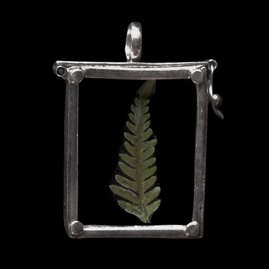 Sterling Silver Fern Pendant