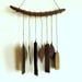 Stoneware Ceramic Garden Chimes, Organic Botanical, Made to Order