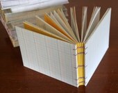 upcycled ledger paper journal