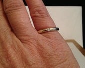 14K Gold Diamond Ring size 5